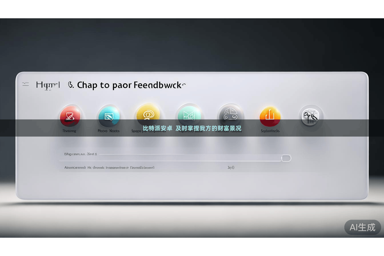 比特派安卓  及时掌捏我方的财富景况