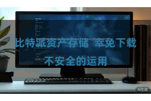 比特派资产存储  幸免下载不安全的运用